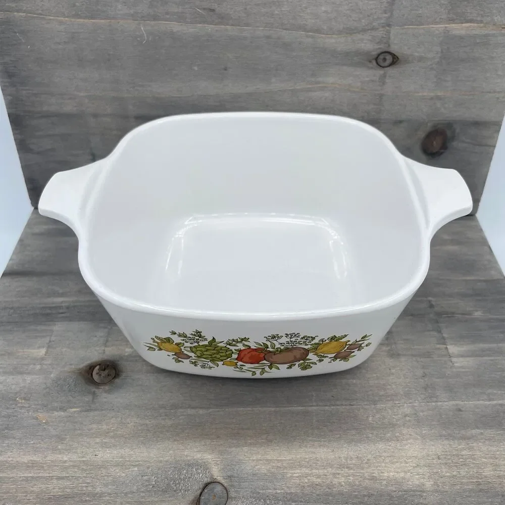 Vintage Spice of Life Corning Ware Casserole Dish Corning P-43-B No Lid